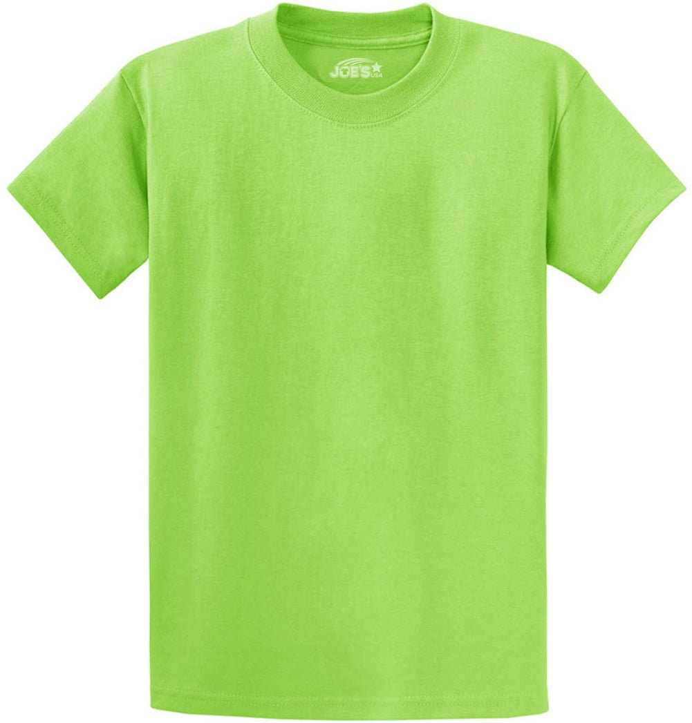 6.1oz 100% Heavy Cotton Men’s T-Shirt, Classic Fit Blank Plain Tee, Unprinted Casual Top