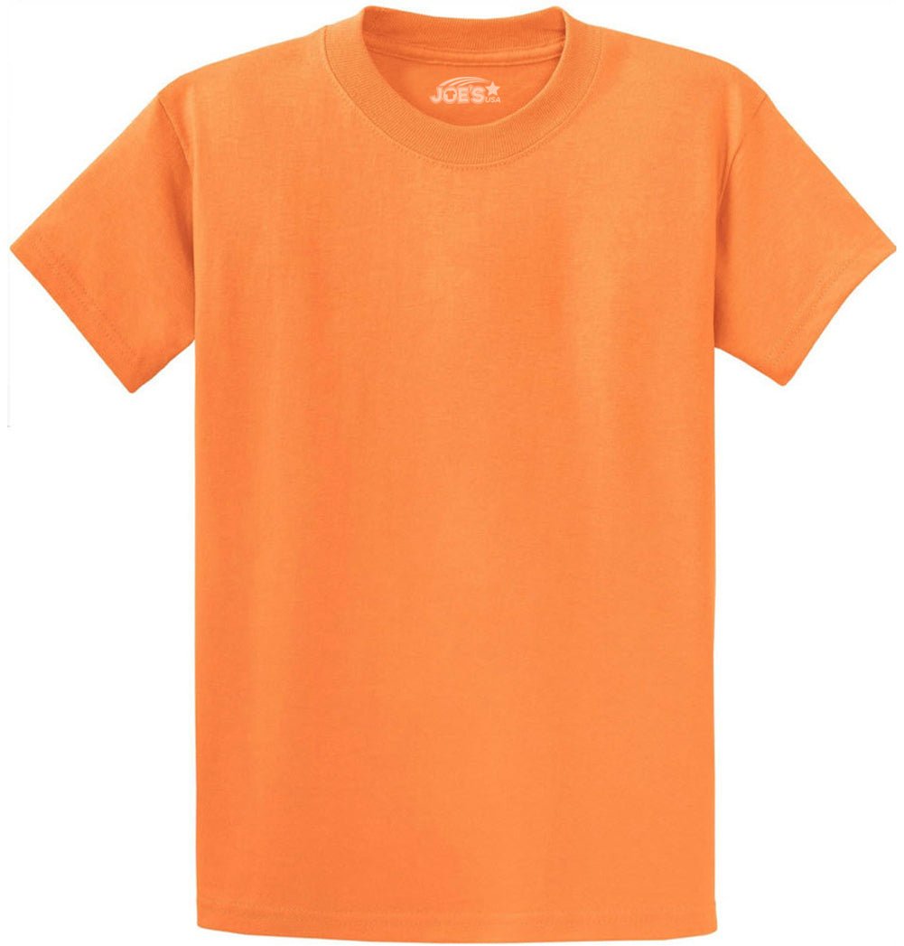 6.1oz 100% Heavy Cotton Men’s T-Shirt, Classic Fit Blank Plain Tee, Unprinted Casual Top