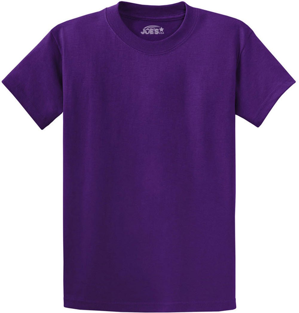 6.1oz 100% Heavy Cotton Men’s T-Shirt, Classic Fit Blank Plain Tee, Unprinted Casual Top
