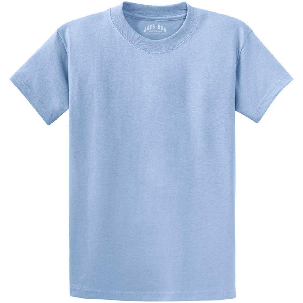 6.1oz 100% Heavy Cotton Men’s T-Shirt, Classic Fit Blank Plain Tee, Unprinted Casual Top