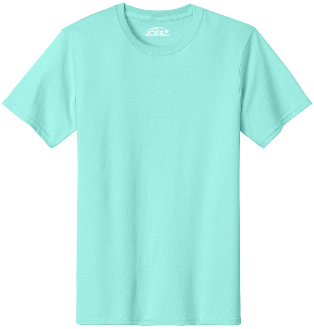 6.1oz 100% Heavy Cotton Men’s T-Shirt, Classic Fit Blank Plain Tee, Unprinted Casual Top