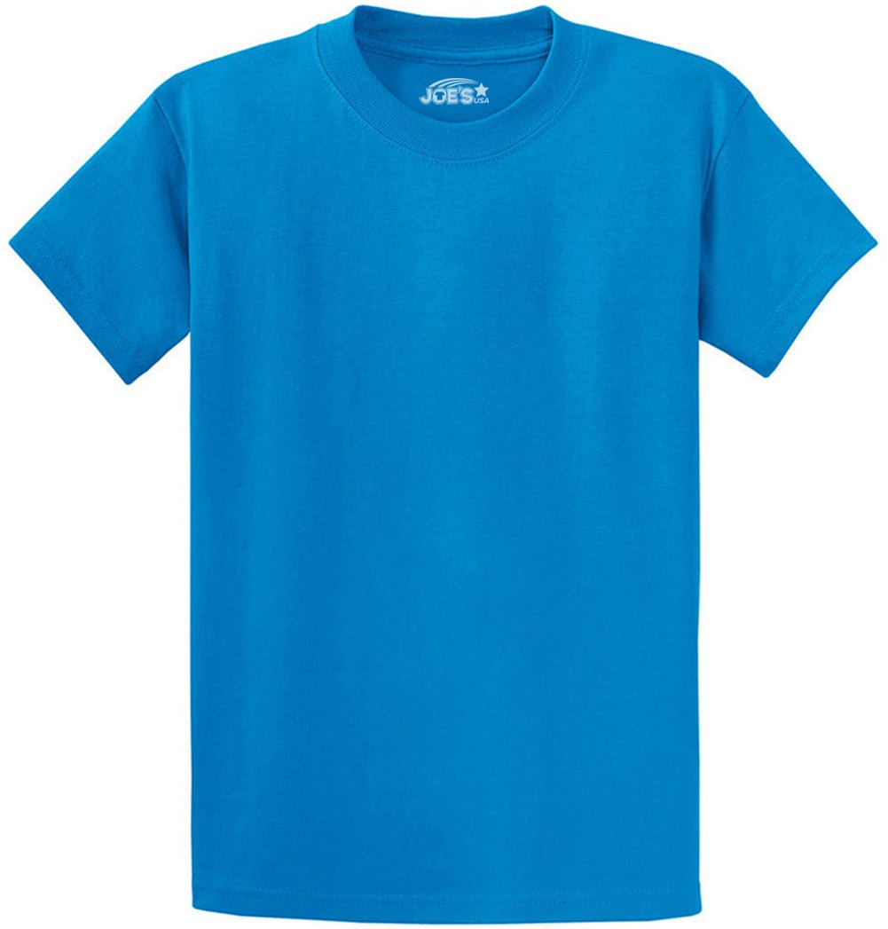 6.1oz 100% Heavy Cotton Men’s T-Shirt, Classic Fit Blank Plain Tee, Unprinted Casual Top