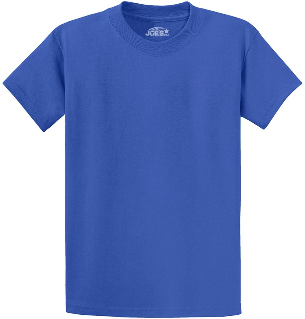 6.1oz 100% Heavy Cotton Men’s T-Shirt, Classic Fit Blank Plain Tee, Unprinted Casual Top