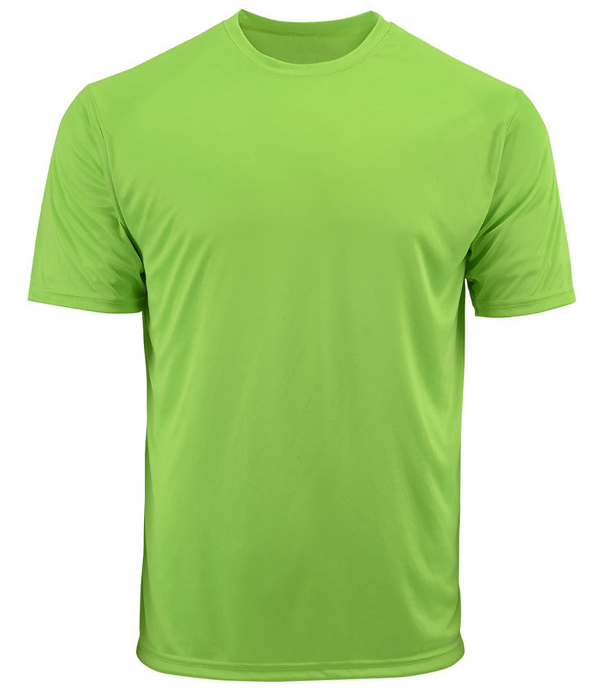 Men’s Athletic Performance Training T-Shirt, Lightweight Breathable Blank Sport Tee