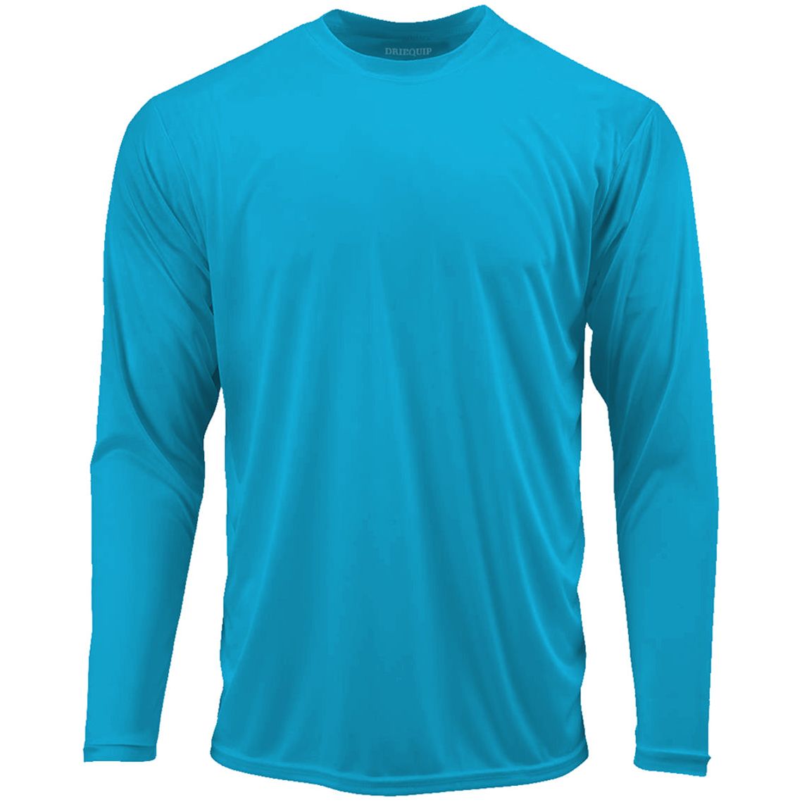 Men’s Moisture Wicking Long Sleeve Athletic Shirt, Quick Dry Blank Sport Tee