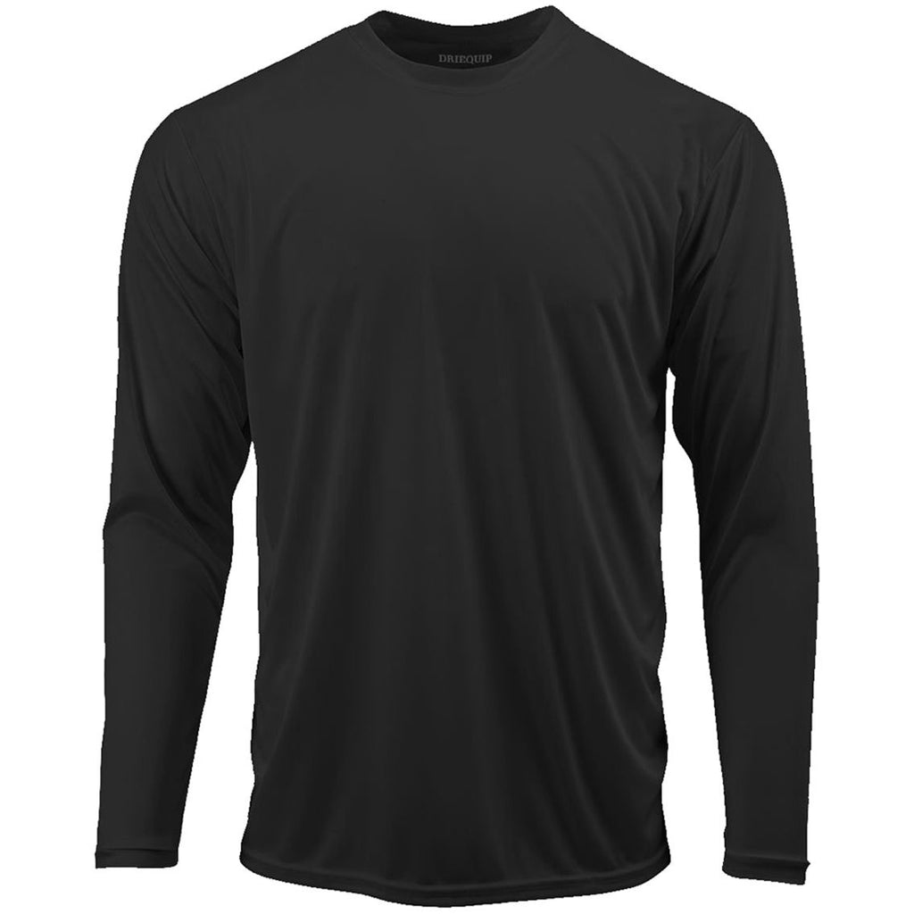 Men’s Moisture Wicking Long Sleeve Athletic Shirt, Quick Dry Blank Sport Tee