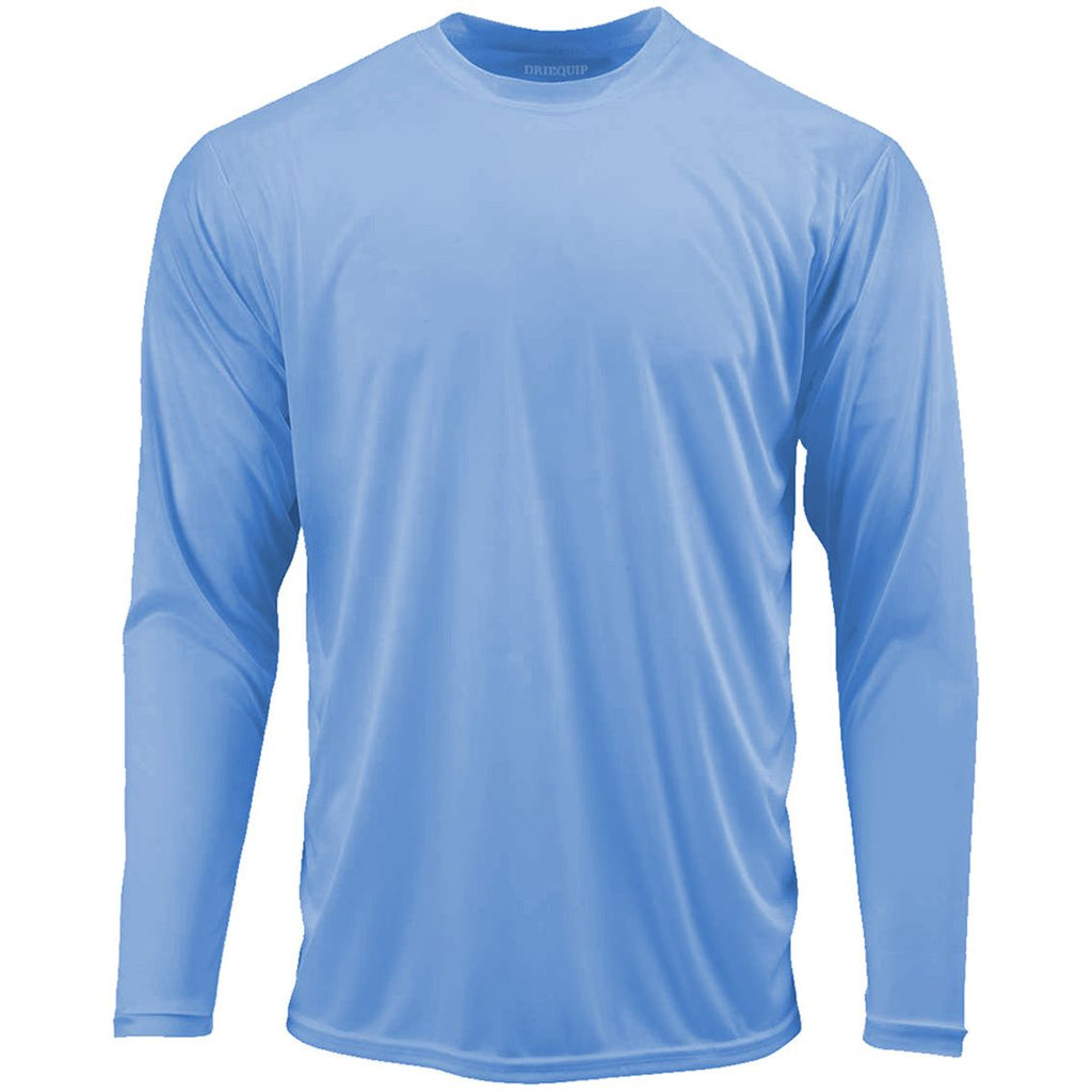 Men’s Moisture Wicking Long Sleeve Athletic Shirt, Quick Dry Blank Sport Tee