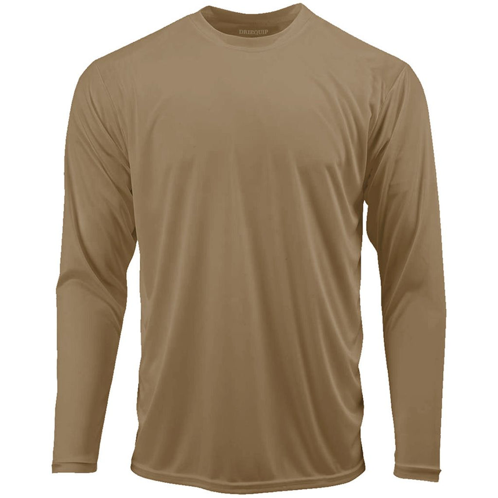 Men’s Moisture Wicking Long Sleeve Athletic Shirt, Quick Dry Blank Sport Tee