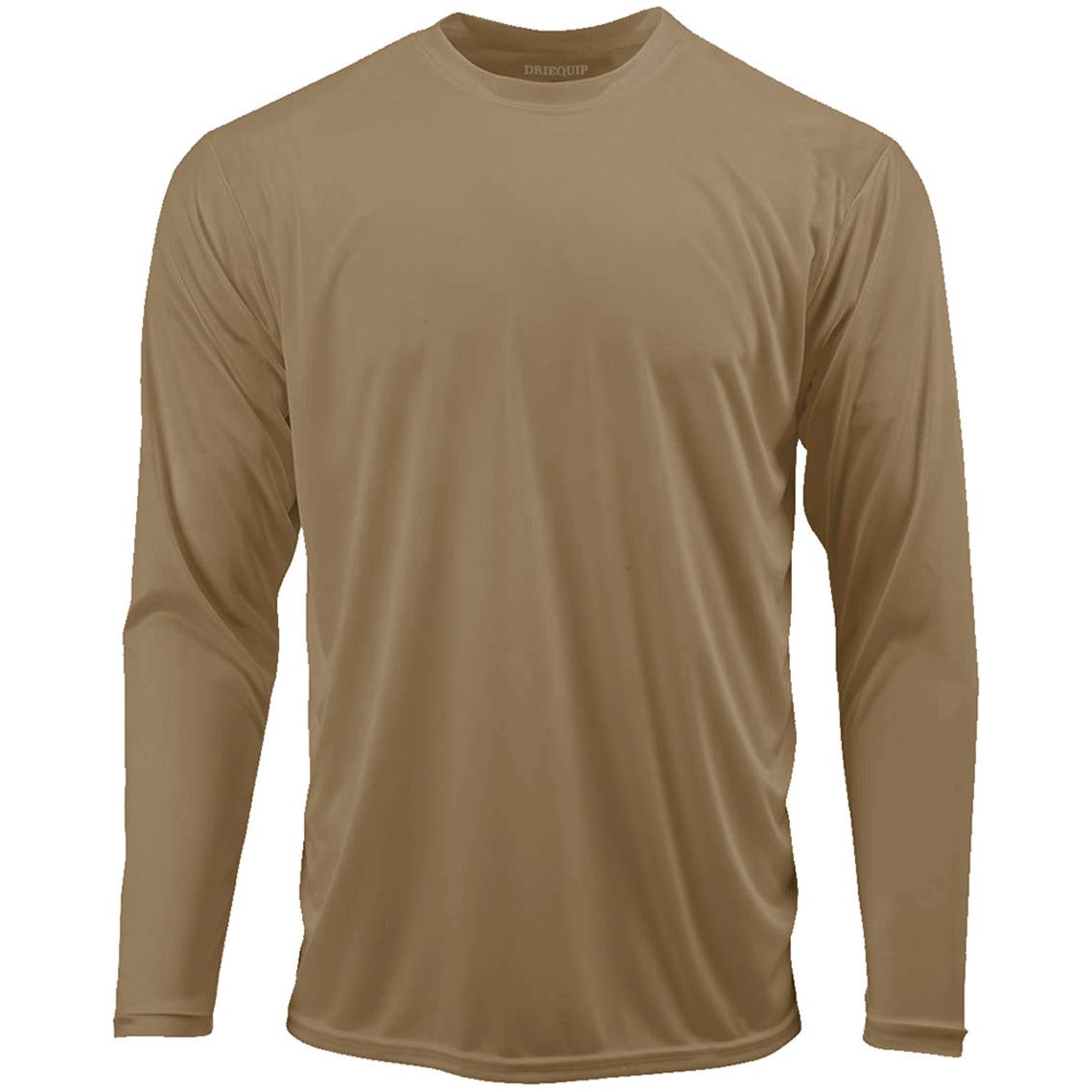 Men’s Moisture Wicking Long Sleeve Athletic Shirt, Quick Dry Blank Sport Tee
