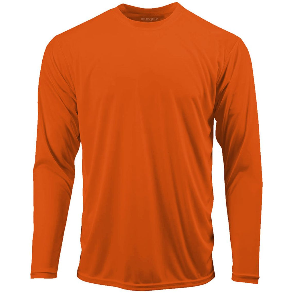 Men’s Moisture Wicking Long Sleeve Athletic Shirt, Quick Dry Blank Sport Tee