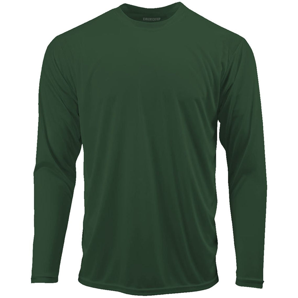 Men’s Moisture Wicking Long Sleeve Athletic Shirt, Quick Dry Blank Sport Tee