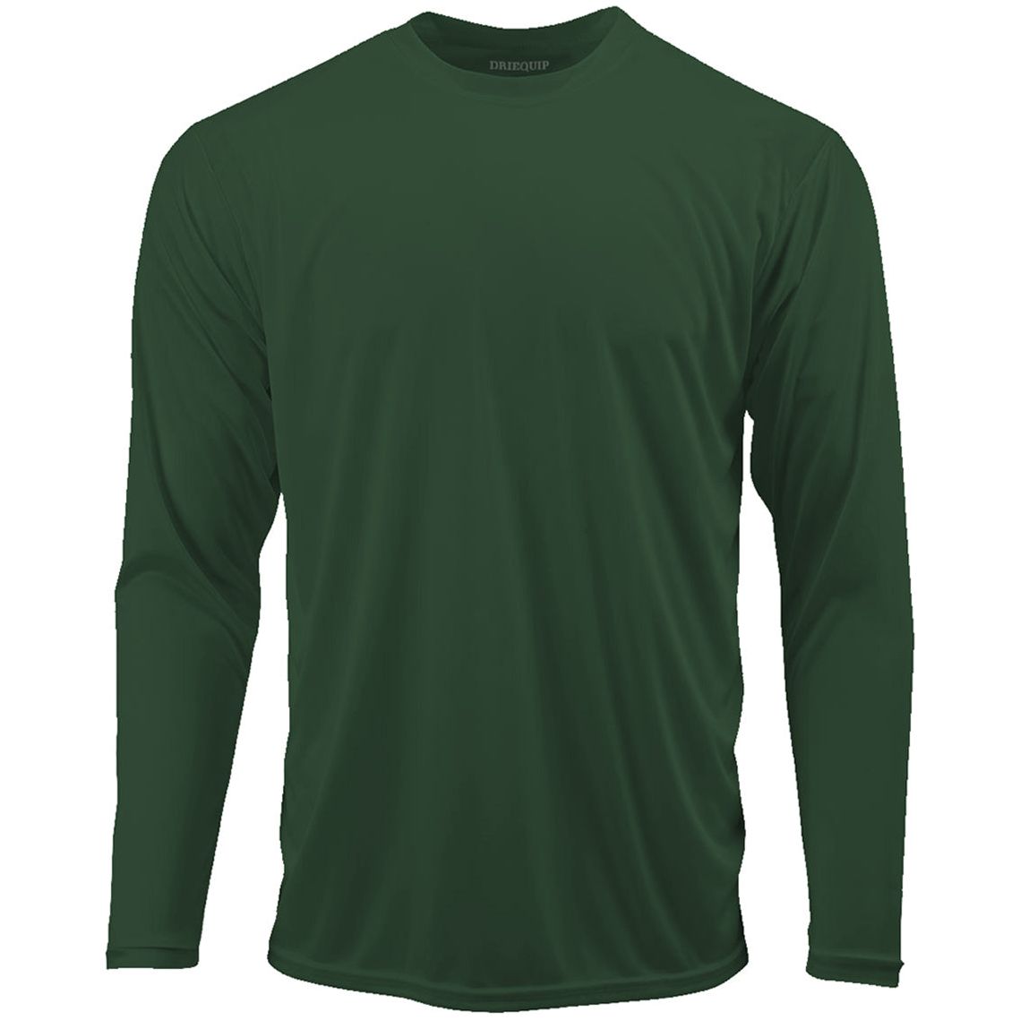 Men’s Moisture Wicking Long Sleeve Athletic Shirt, Quick Dry Blank Sport Tee