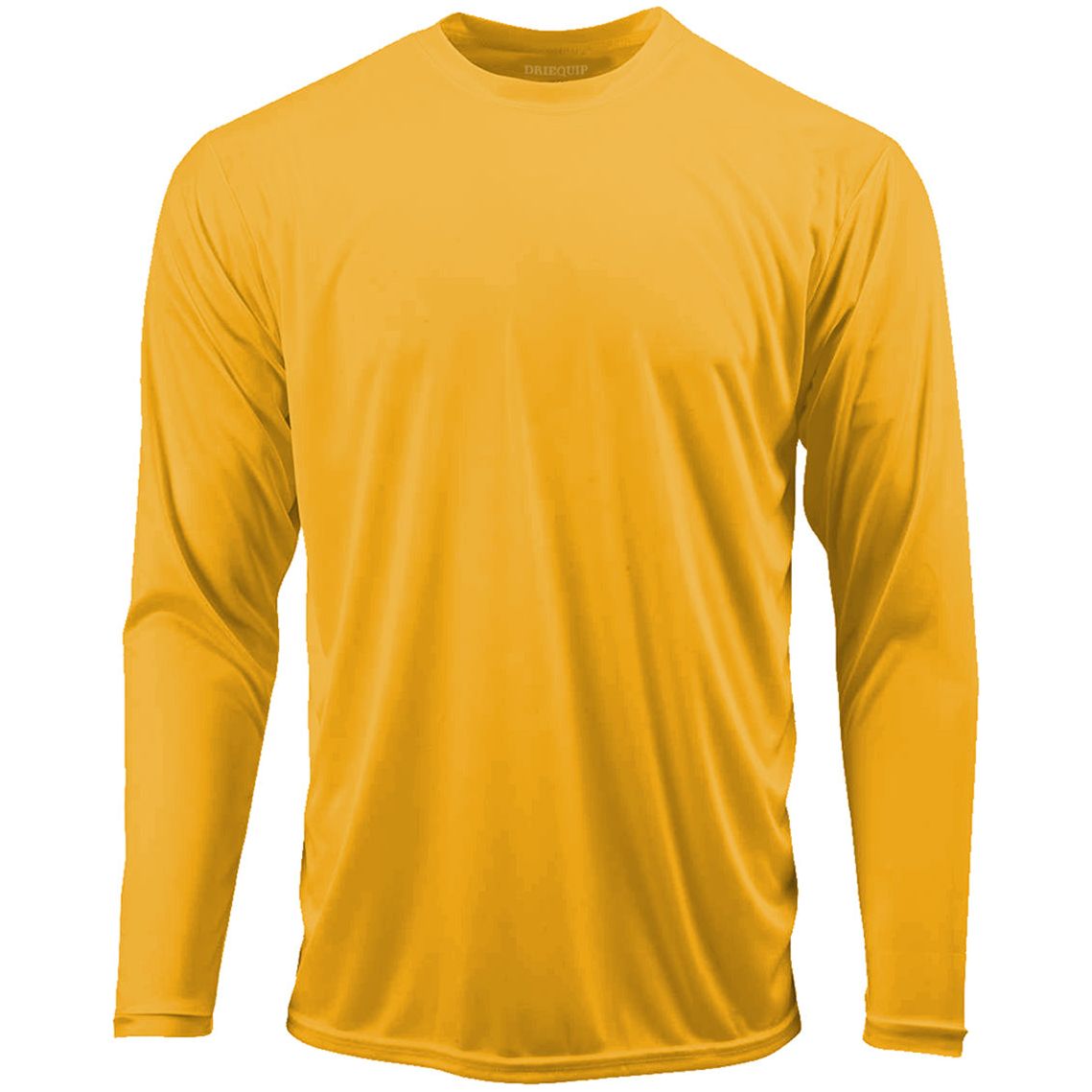 Men’s Moisture Wicking Long Sleeve Athletic Shirt, Quick Dry Blank Sport Tee