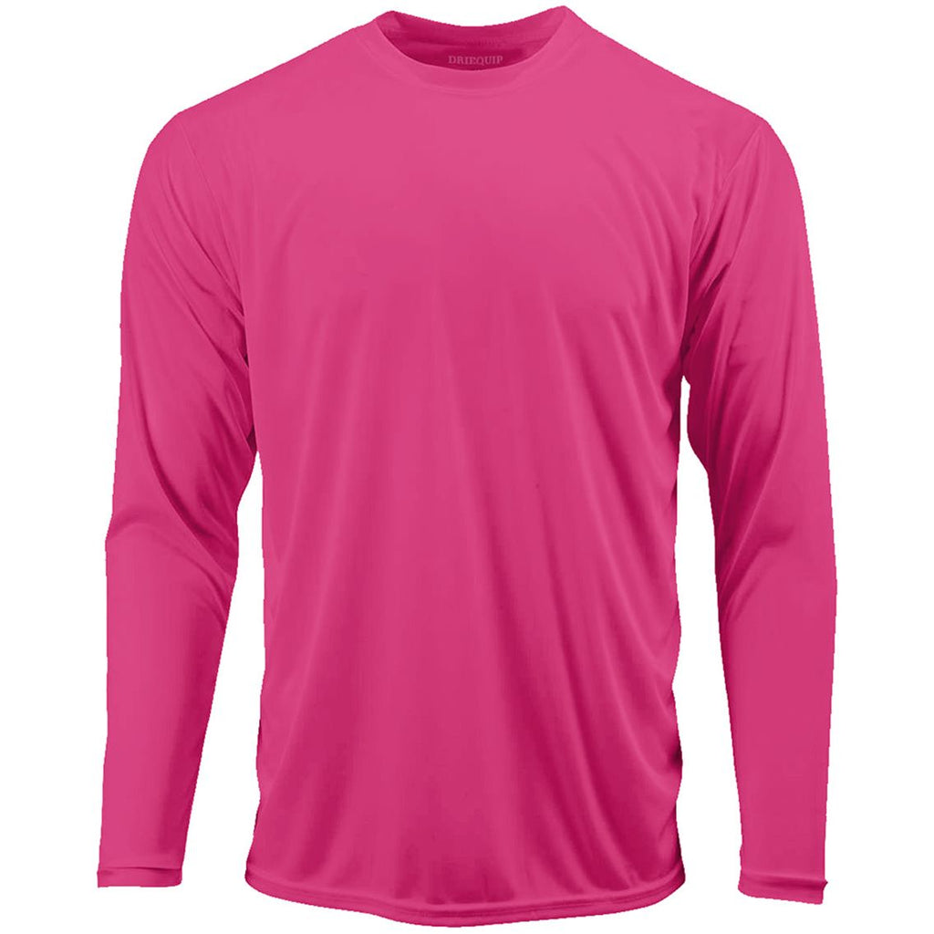 Men’s Moisture Wicking Long Sleeve Athletic Shirt, Quick Dry Blank Sport Tee