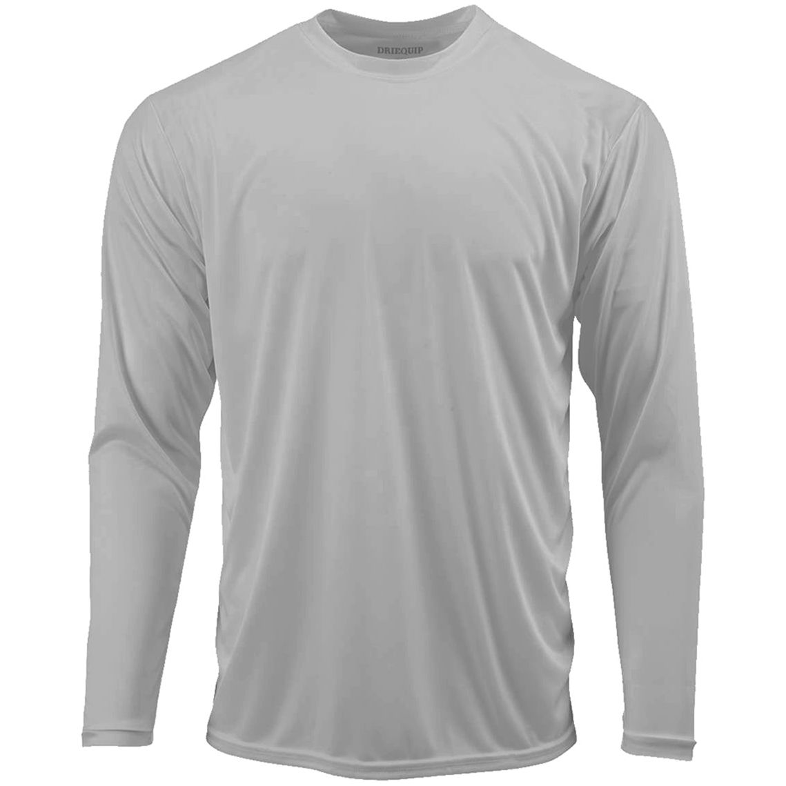 Men’s Moisture Wicking Long Sleeve Athletic Shirt, Quick Dry Blank Sport Tee