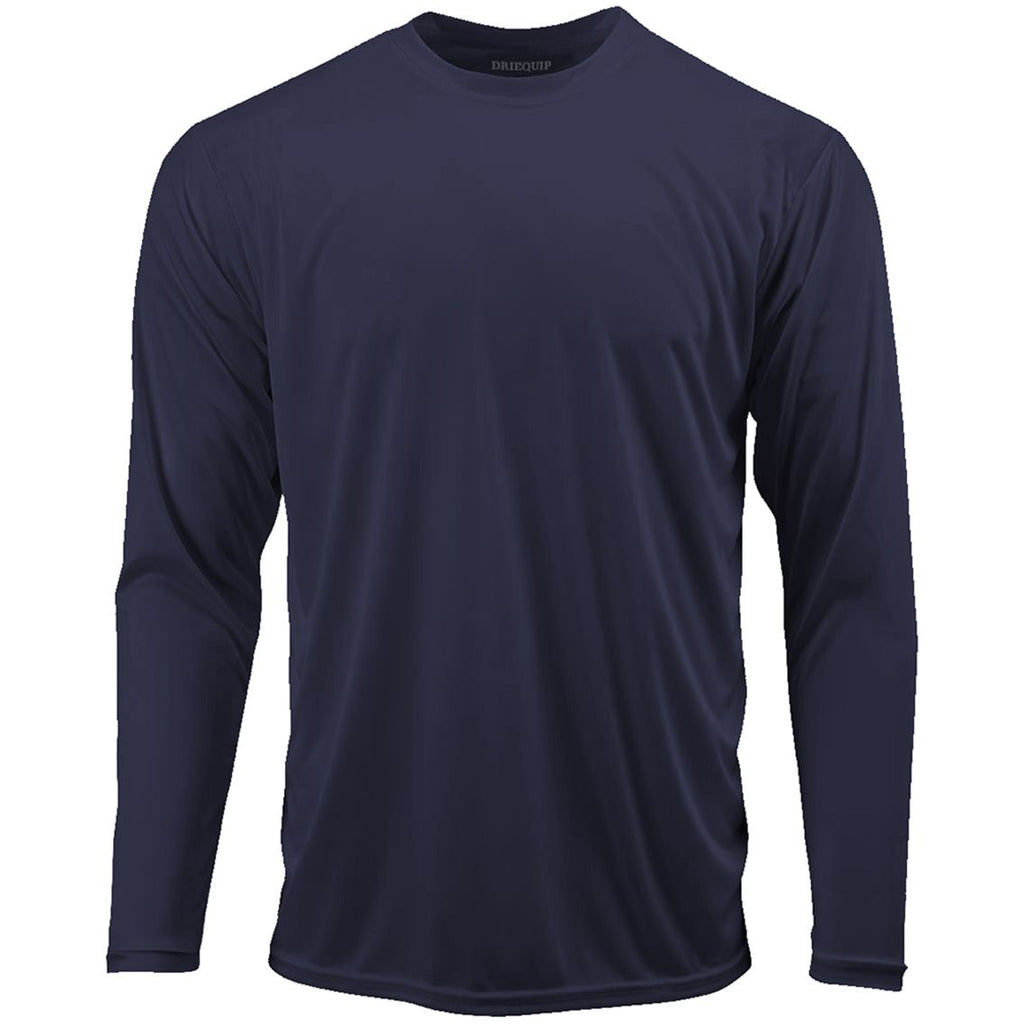 Men’s Moisture Wicking Long Sleeve Athletic Shirt, Quick Dry Blank Sport Tee