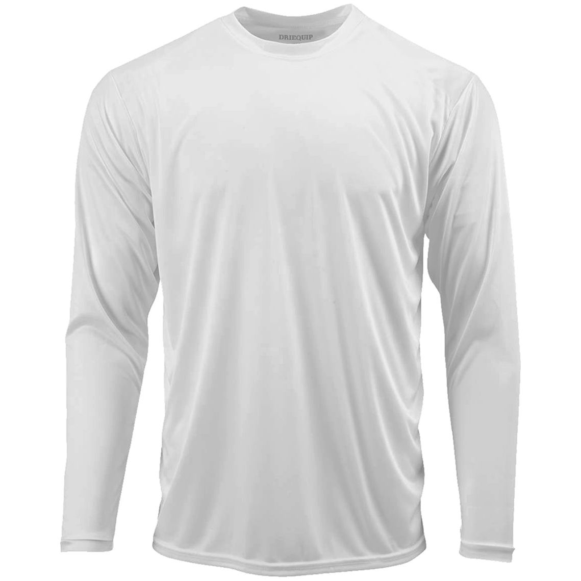 Men’s Moisture Wicking Long Sleeve Athletic Shirt, Quick Dry Blank Sport Tee