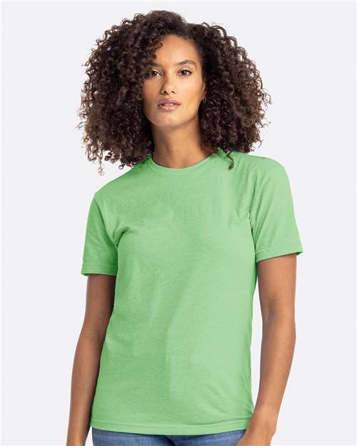Unisex CVC Blend Short Sleeve T-Shirt, Soft Fitted Blank Plain Tee, Lightweight Casual Top