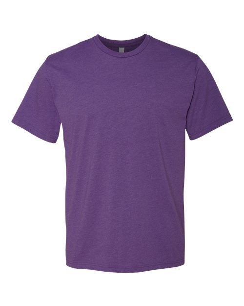 Unisex CVC Blend Short Sleeve T-Shirt, Soft Fitted Blank Plain Tee, Lightweight Casual Top