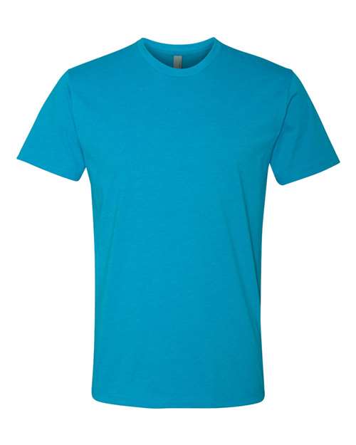 Unisex CVC Blend Short Sleeve T-Shirt, Soft Fitted Blank Plain Tee, Lightweight Casual Top
