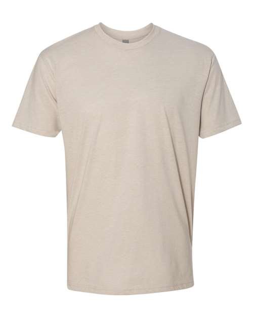 Unisex CVC Blend Short Sleeve T-Shirt, Soft Fitted Blank Plain Tee, Lightweight Casual Top