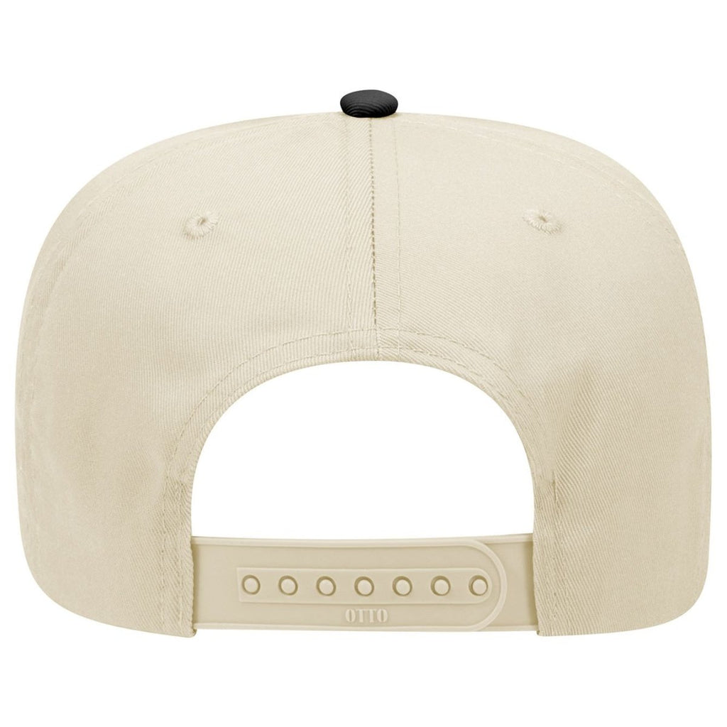 Mid Profile 5 Panel Baseball Cap, Blank Plain Snapback Hat, Unstructured Unprinted Cap
