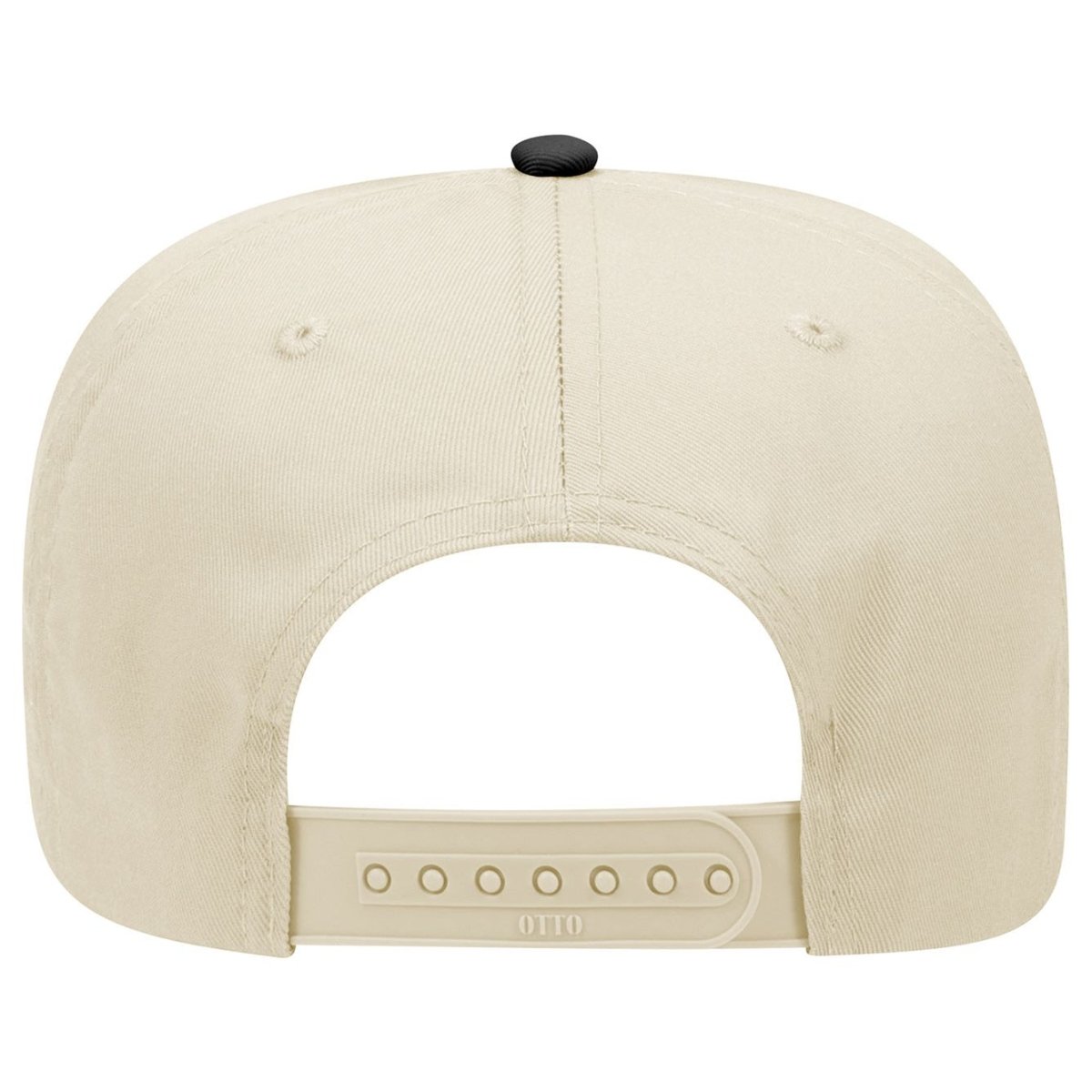 Mid Profile 5 Panel Baseball Cap, Blank Plain Snapback Hat, Unstructured Unprinted Cap