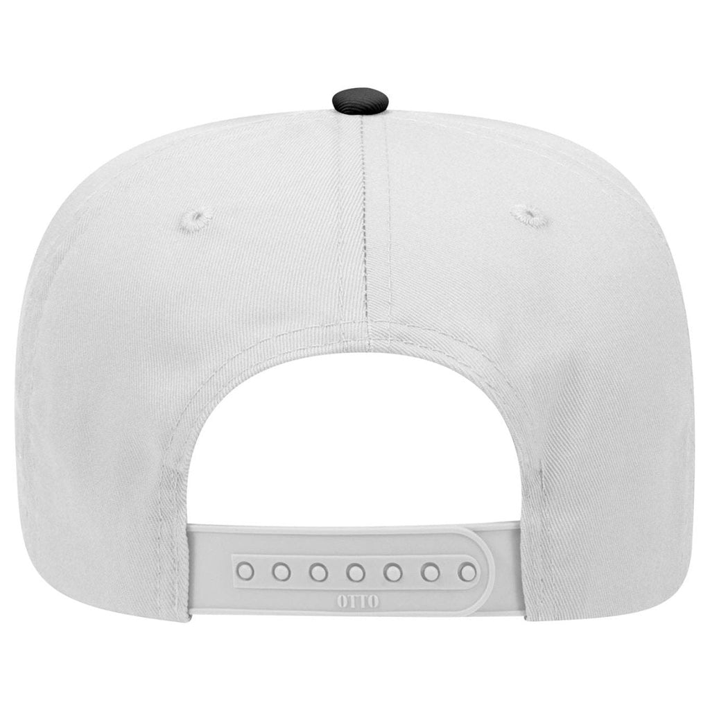 Mid Profile 5 Panel Baseball Cap, Blank Plain Snapback Hat, Unstructured Unprinted Cap
