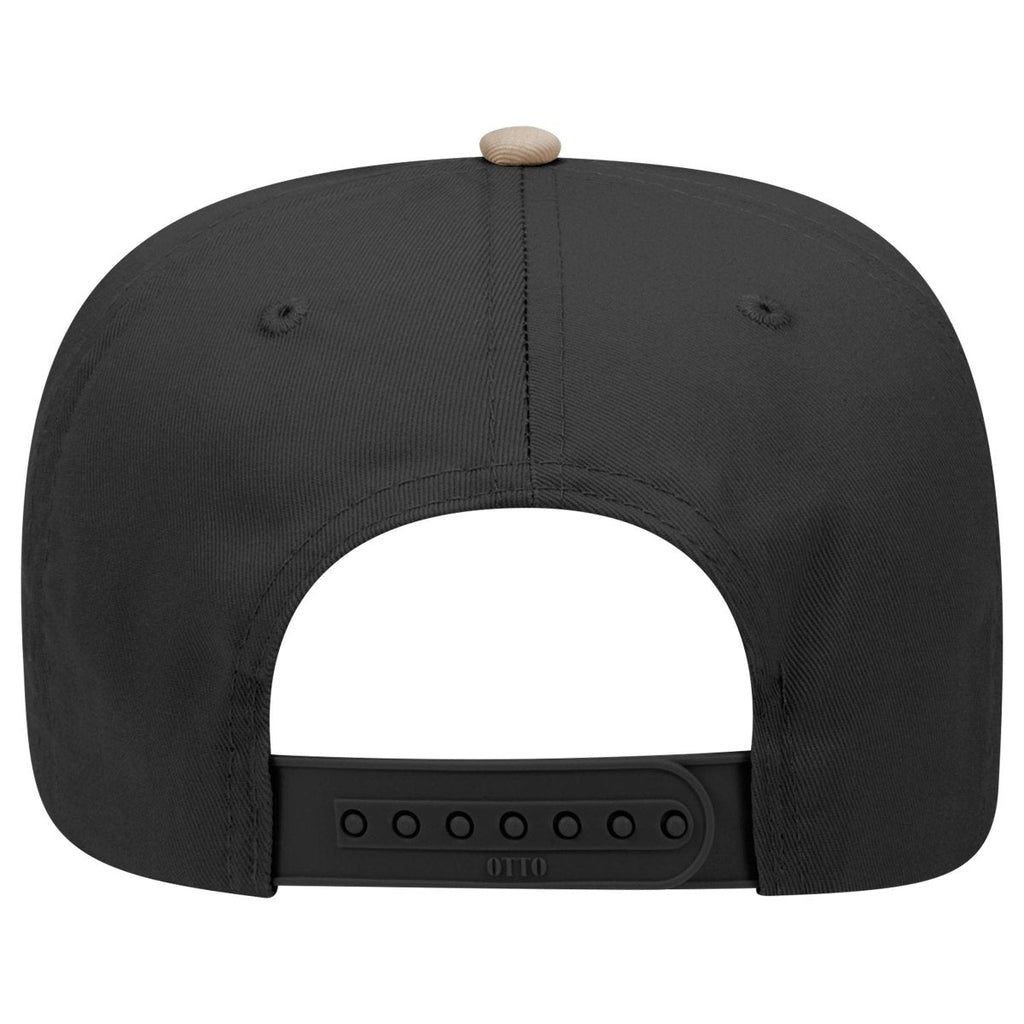 Mid Profile 5 Panel Baseball Cap, Blank Plain Snapback Hat, Unstructured Unprinted Cap