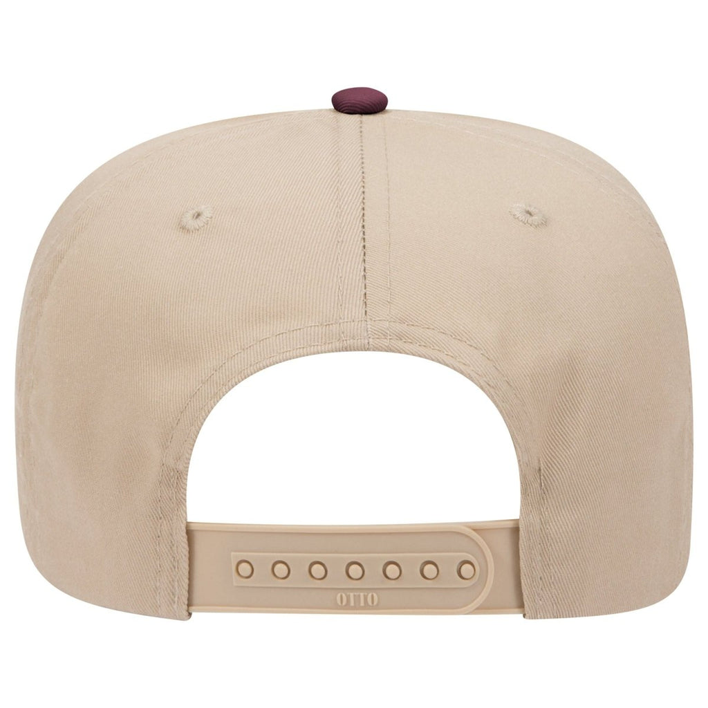 Mid Profile 5 Panel Baseball Cap, Blank Plain Snapback Hat, Unstructured Unprinted Cap