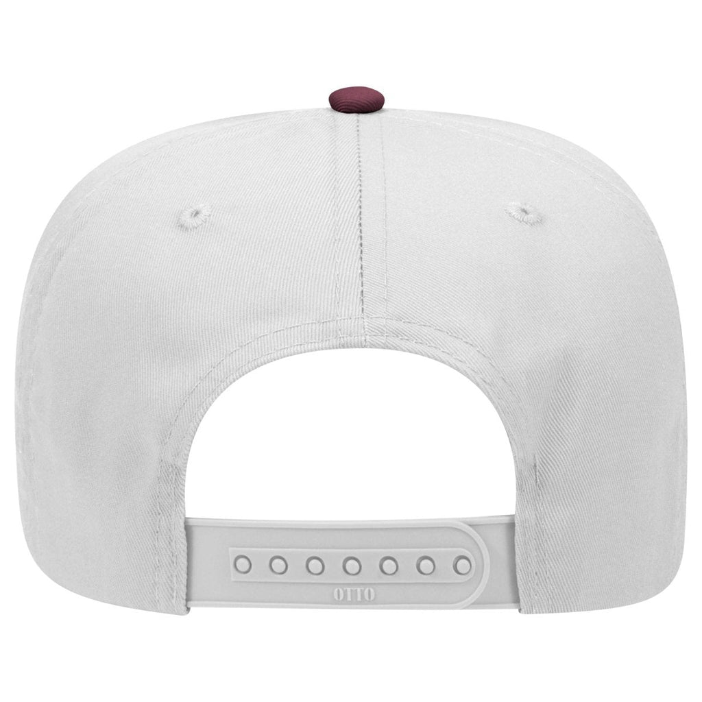 Mid Profile 5 Panel Baseball Cap, Blank Plain Snapback Hat, Unstructured Unprinted Cap