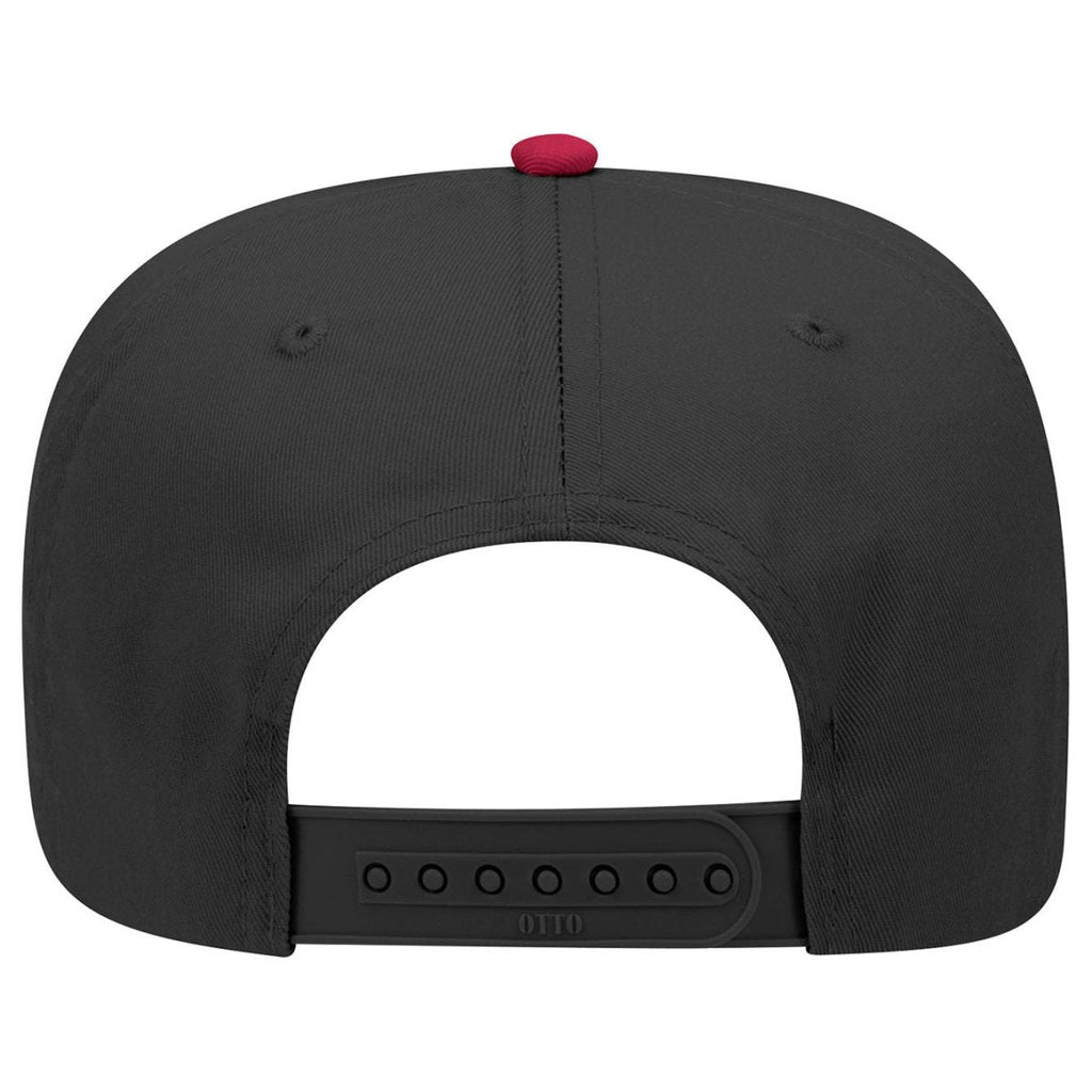 Mid Profile 5 Panel Baseball Cap, Blank Plain Snapback Hat, Unstructured Unprinted Cap