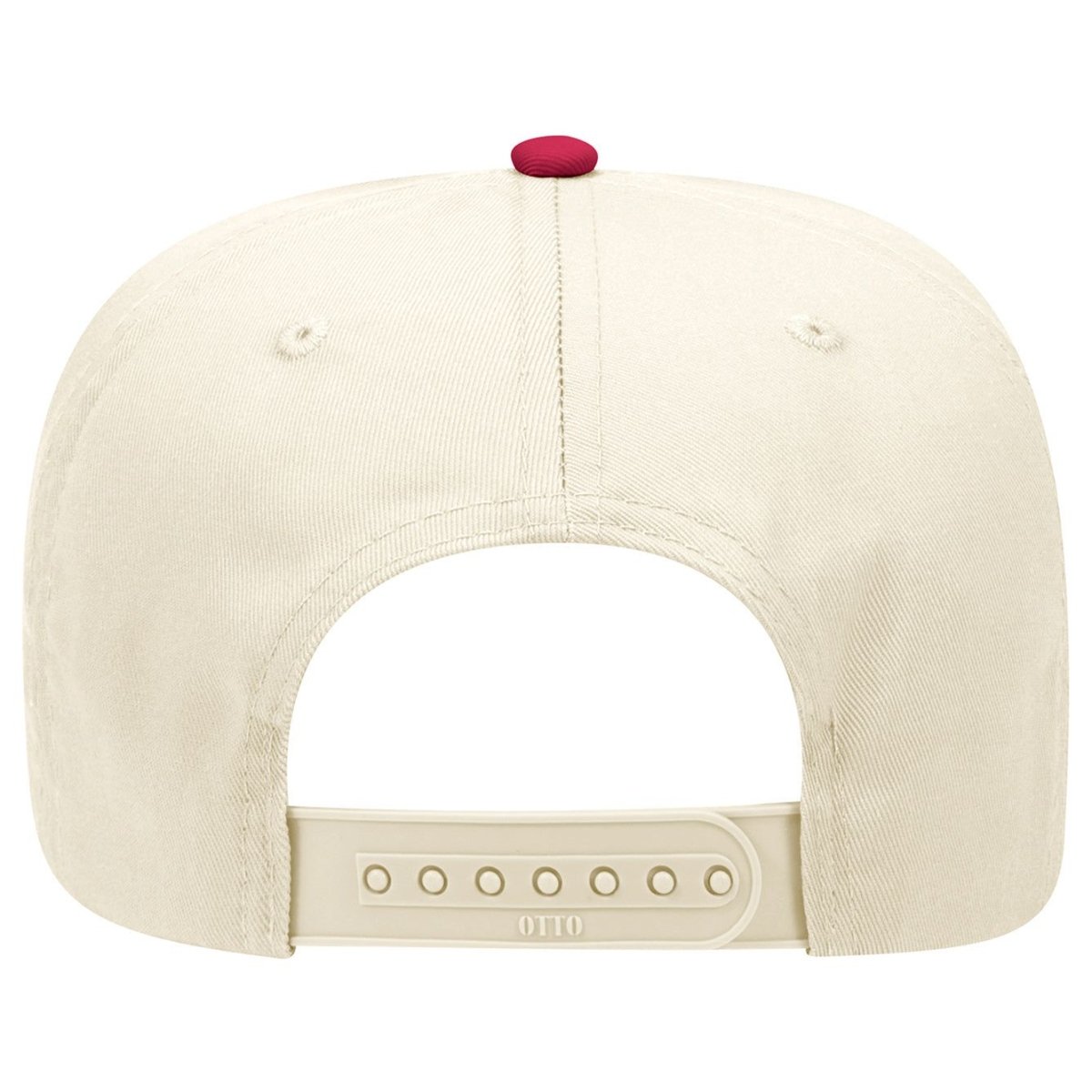 Mid Profile 5 Panel Baseball Cap, Blank Plain Snapback Hat, Unstructured Unprinted Cap