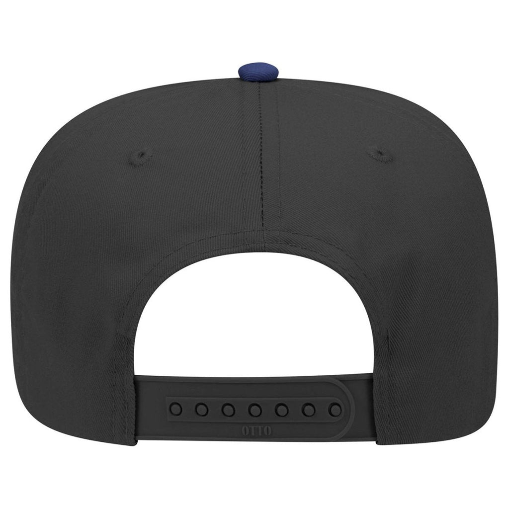 Mid Profile 5 Panel Baseball Cap, Blank Plain Snapback Hat, Unstructured Unprinted Cap