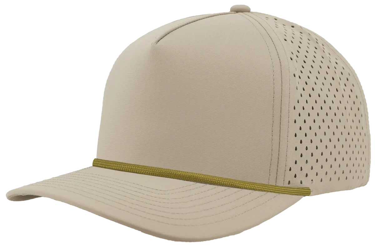 5-Panel Rope Snapback Baseball Cap, Unstructured Blank Trucker Hat Snapback Hat