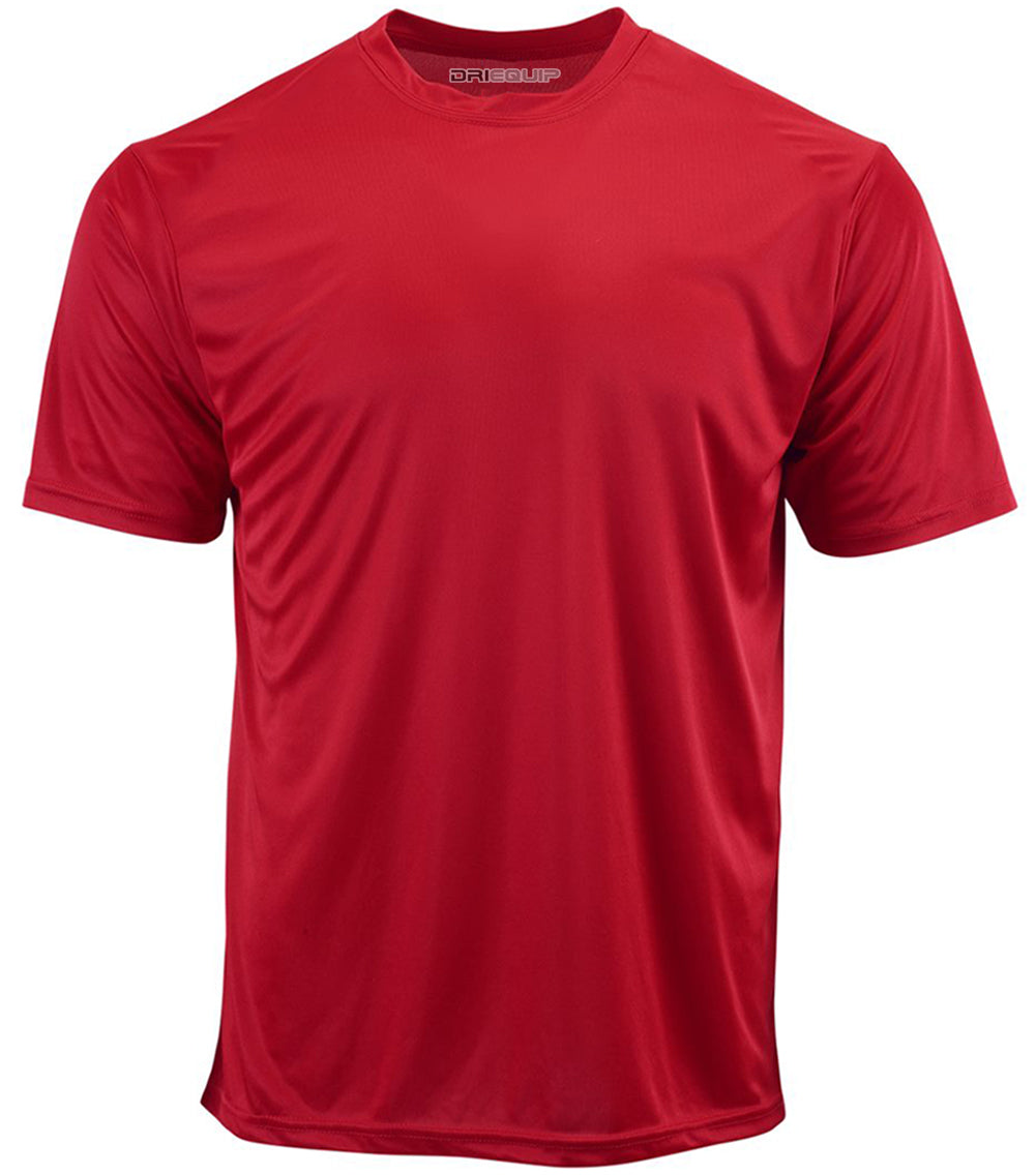 Men’s Athletic Performance Training T-Shirt, Lightweight Breathable Blank Sport Tee