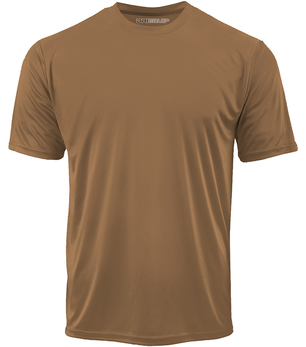 Men’s Athletic Performance Training T-Shirt, Lightweight Breathable Blank Sport Tee
