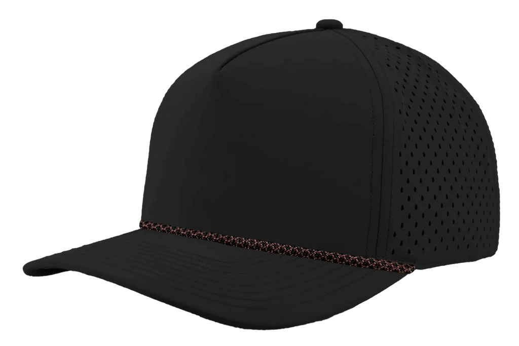 5-Panel Rope Snapback Baseball Cap, Unstructured Blank Trucker Hat Snapback Hat