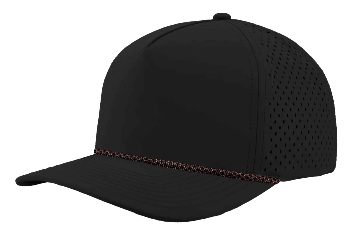 5-Panel Rope Snapback Baseball Cap, Unstructured Blank Trucker Hat Snapback Hat
