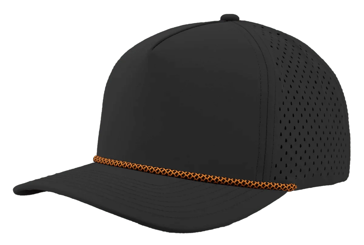 5-Panel Rope Snapback Baseball Cap, Unstructured Blank Trucker Hat Snapback Hat