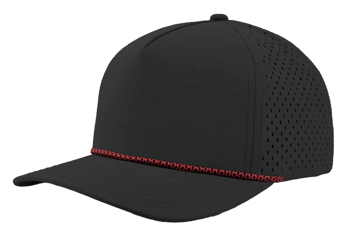5-Panel Rope Snapback Baseball Cap, Unstructured Blank Trucker Hat Snapback Hat