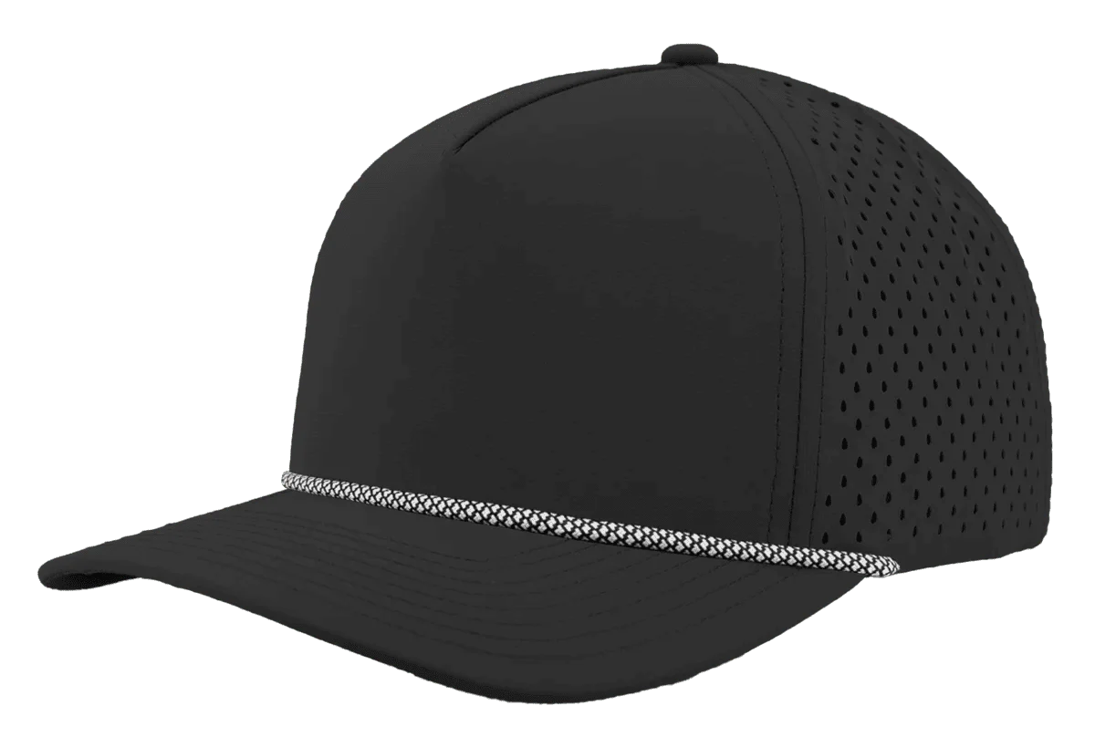 5-Panel Rope Snapback Baseball Cap, Unstructured Blank Trucker Hat Snapback Hat