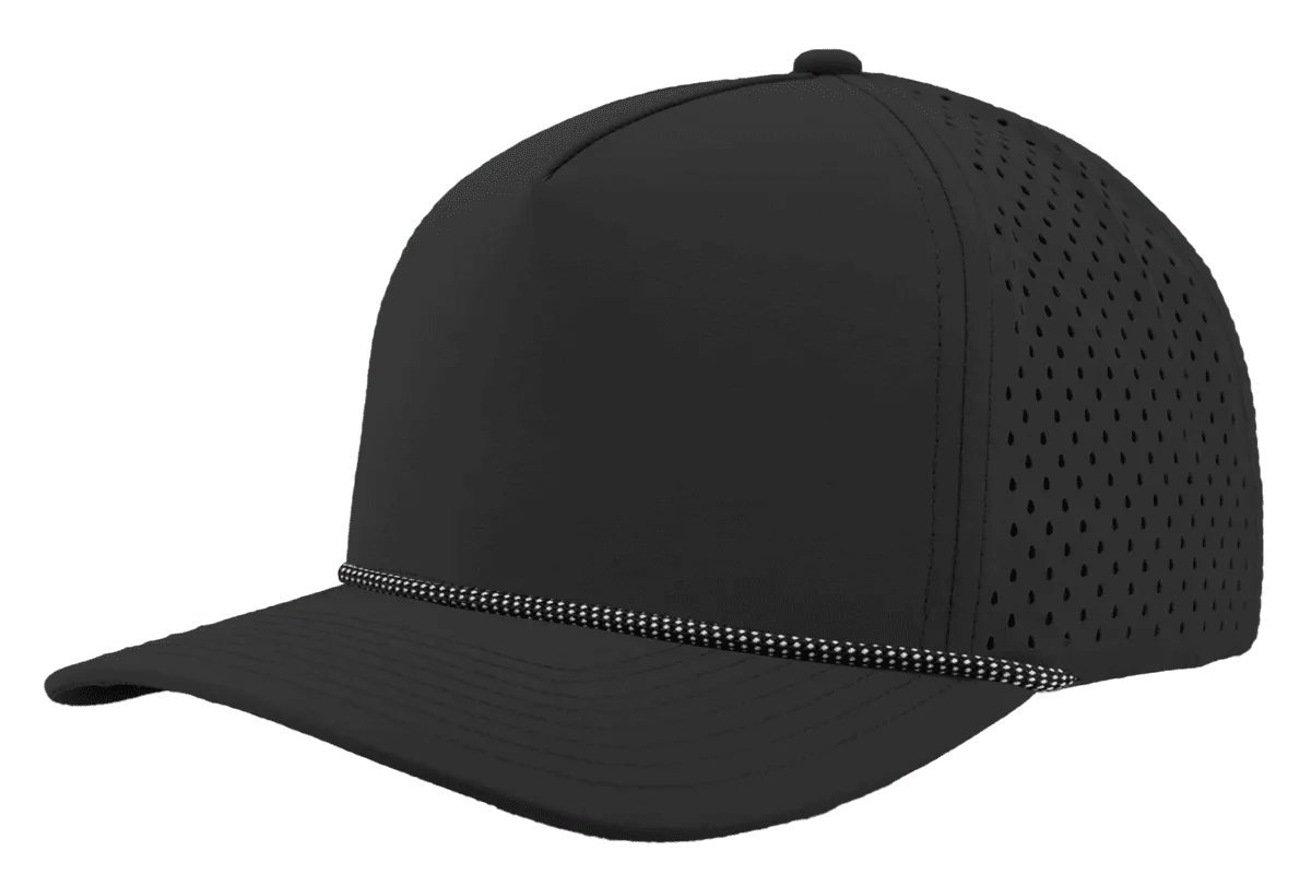 5-Panel Rope Snapback Baseball Cap, Unstructured Blank Trucker Hat Snapback Hat