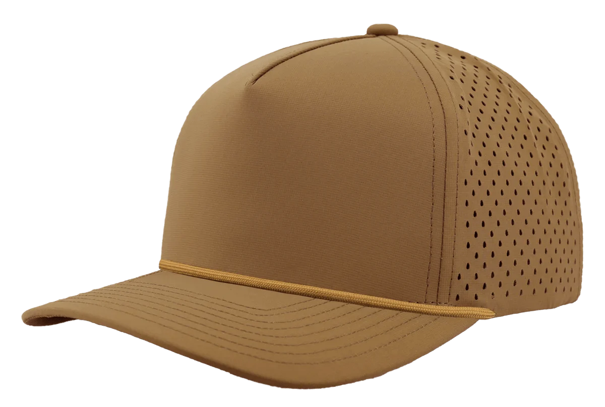 5-Panel Rope Snapback Baseball Cap, Unstructured Blank Trucker Hat Snapback Hat