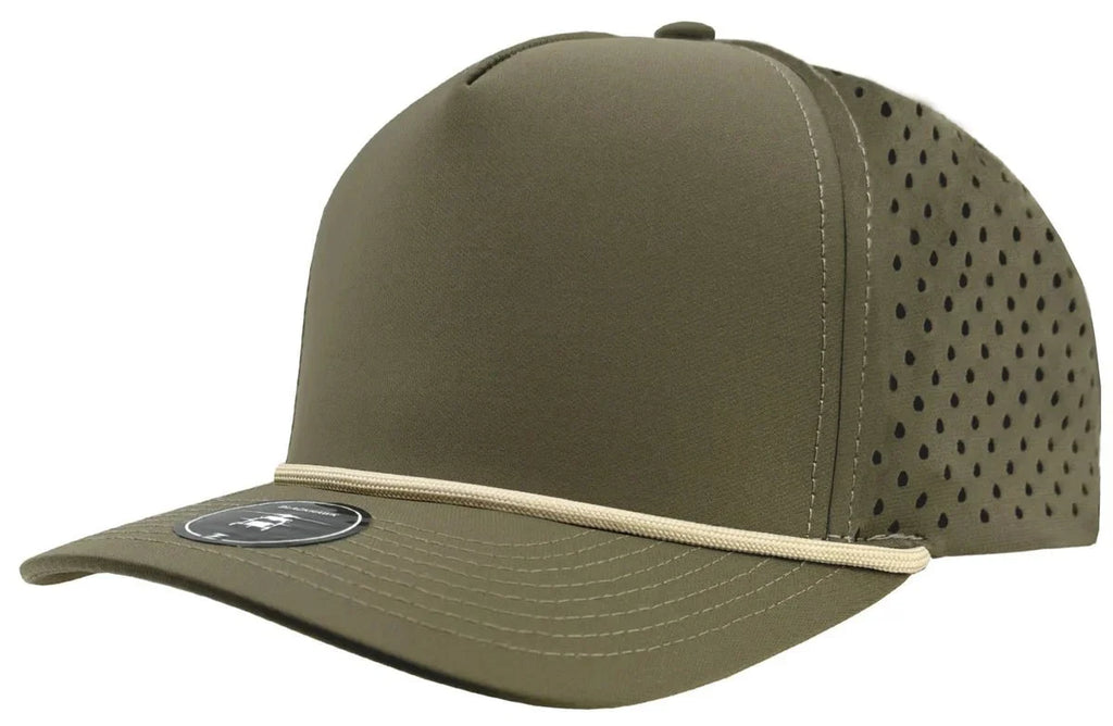 5-Panel Rope Snapback Baseball Cap, Unstructured Blank Trucker Hat Snapback Hat