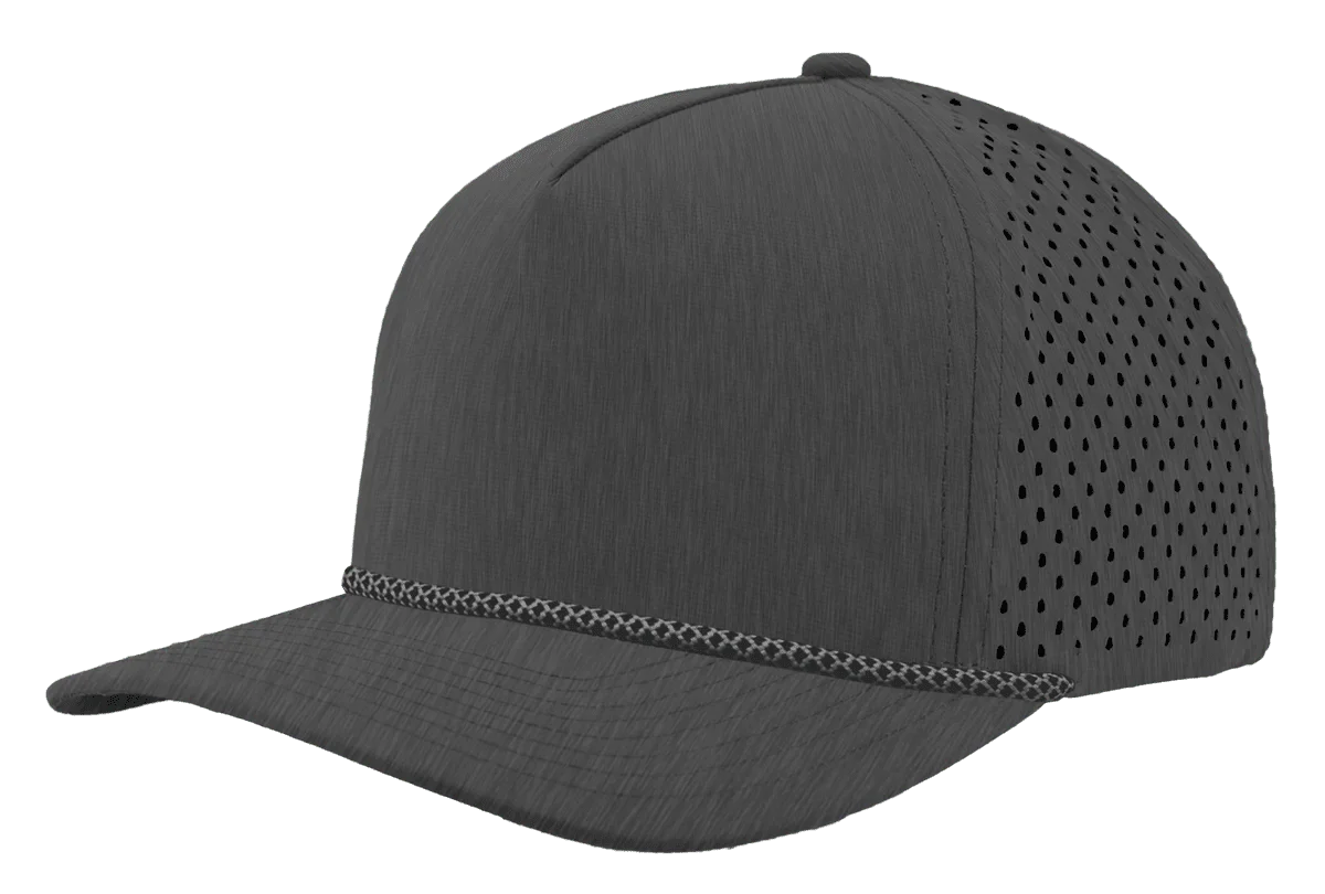 5-Panel Rope Snapback Baseball Cap, Unstructured Blank Trucker Hat Snapback Hat