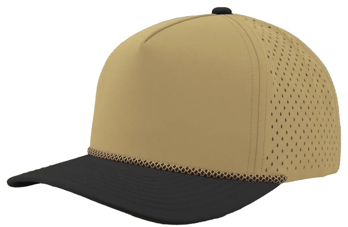 5-Panel Rope Snapback Baseball Cap, Unstructured Blank Trucker Hat Snapback Hat
