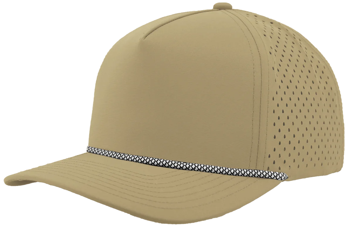 5-Panel Rope Snapback Baseball Cap, Unstructured Blank Trucker Hat Snapback Hat