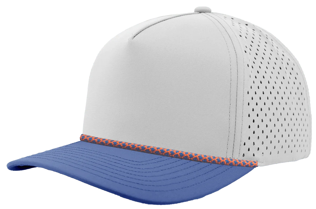 5-Panel Rope Snapback Baseball Cap, Unstructured Blank Trucker Hat Snapback Hat