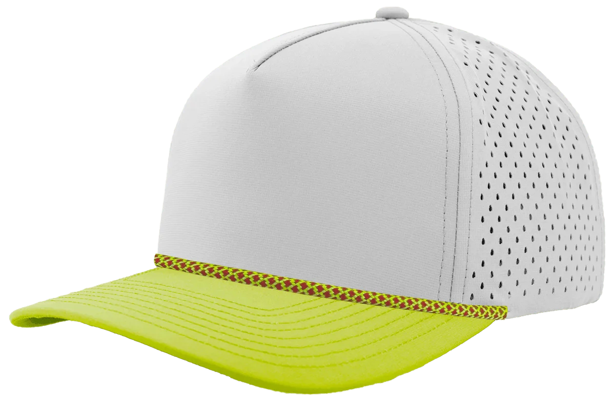 5-Panel Rope Snapback Baseball Cap, Unstructured Blank Trucker Hat Snapback Hat